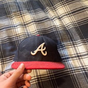 Atlanta braves fitted cap